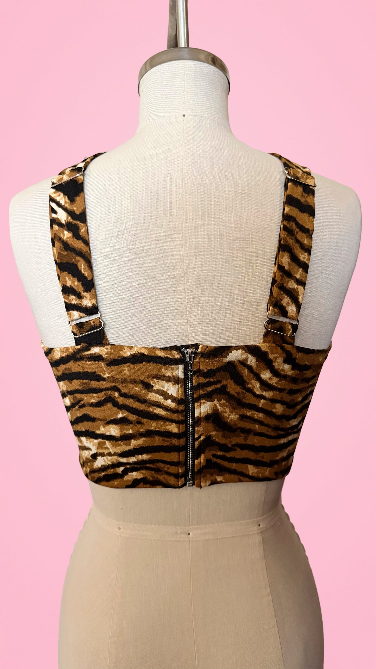 Dolly Top in Tiger Print